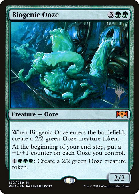 Biogenic Ooze (122p) [Ravnica Allegiance Promos]