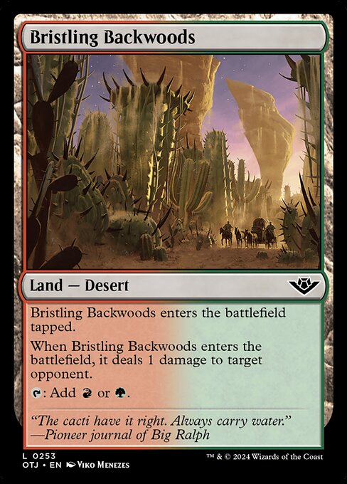 Bristling Backwoods (253) [Outlaws of Thunder Junction]