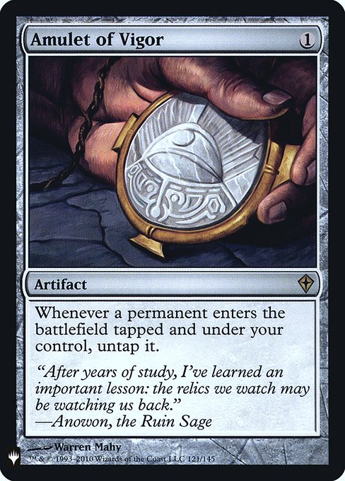 Amulet of Vigor (WWK-121) [The List]