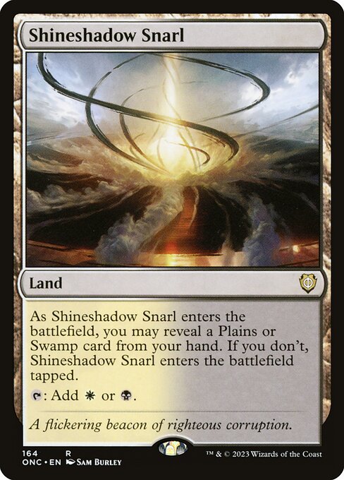 Shineshadow Snarl (164) [Phyrexia: All Will Be One Commander]