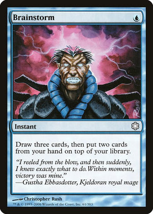 Brainstorm (61) [Coldsnap Theme Decks]