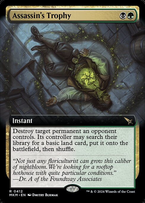 Assassin's Trophy (412) [Murders at Karlov Manor] [Extended Art]