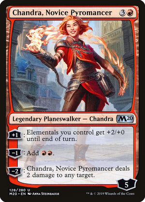 Chandra, Novice Pyromancer (128) [Core Set 2020]