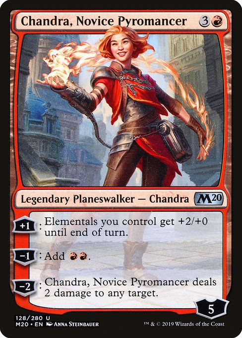 Chandra, Novice Pyromancer (128) [Core Set 2020]