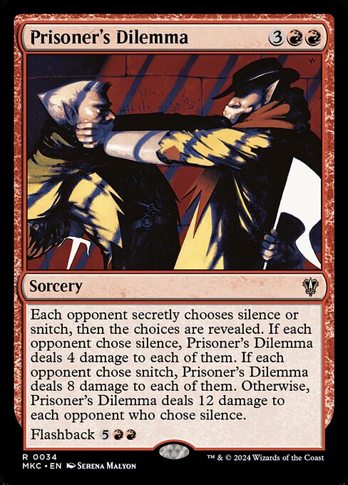 Prisoner's Dilemma (34) [Murders at Karlov Manor Commander]