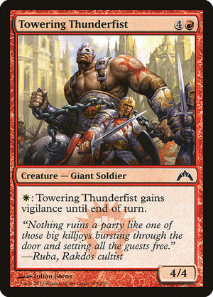 Towering Thunderfist (109) [Gatecrash]