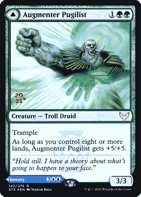 Augmenter Pugilist // Echoing Equation (147s) [Strixhaven: School of Mages Promos]