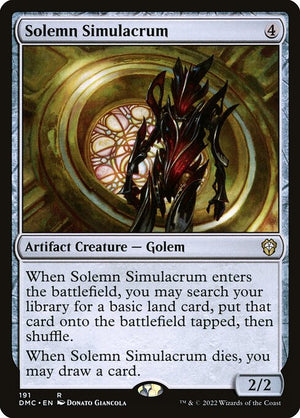 Solemn Simulacrum (191) [Dominaria United Commander]