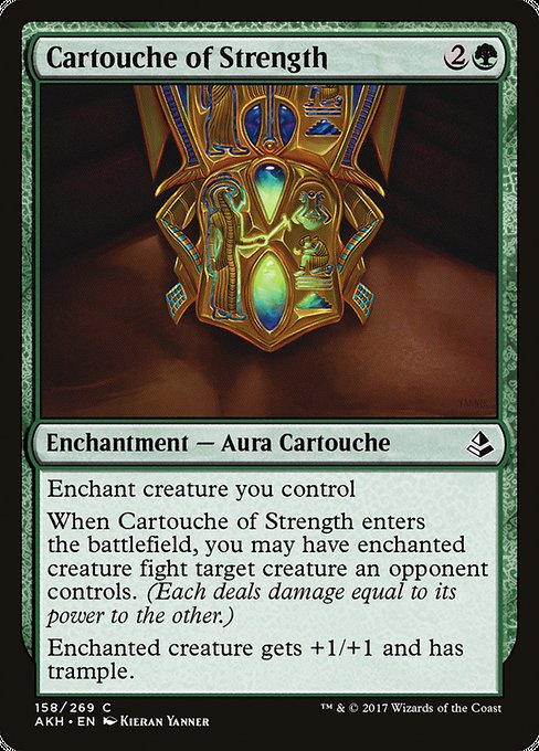 Cartouche of Strength (158) [Amonkhet]