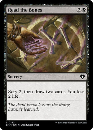Read the Bones (182) [Commander Masters]