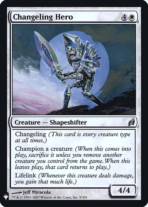 Changeling Hero (LRW-9) [The List]