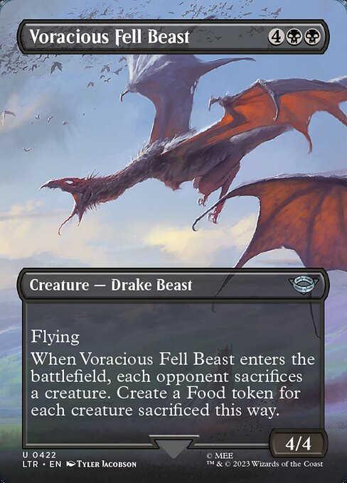 Voracious Fell Beast (422) [The Lord of the Rings: Tales of Middle-earth] [Borderless]