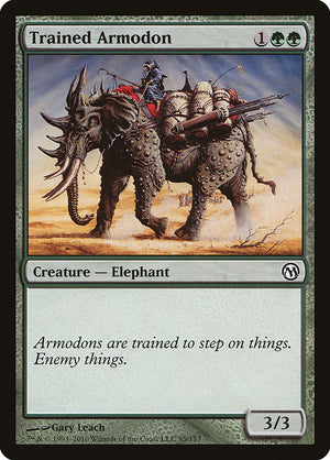 Trained Armodon (85) [Duels of the Planeswalkers]
