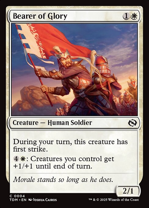 Bearer of Glory (4) [Tarkir: Dragonstorm]