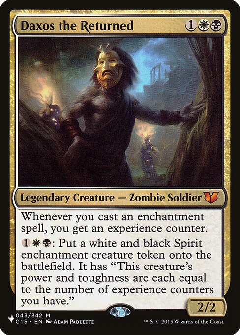 Daxos the Returned (C15-43) [The List]