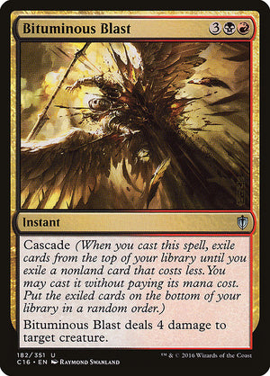 Bituminous Blast (182) [Commander 2016]