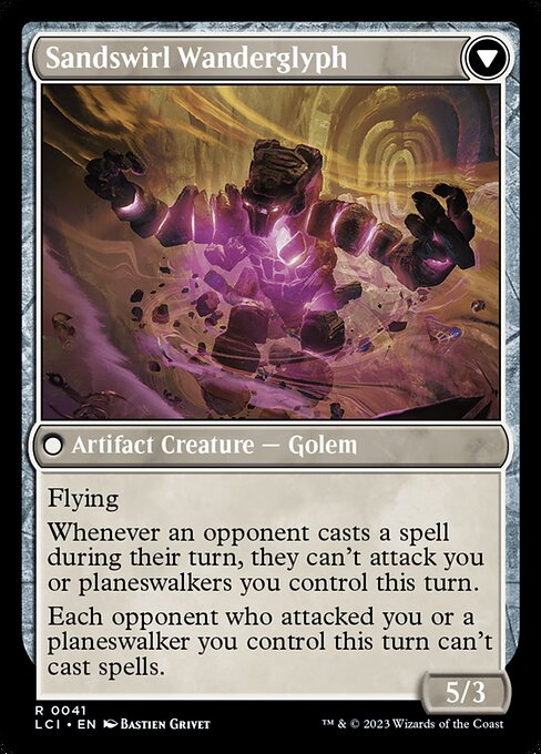 Unstable Glyphbridge // Sandswirl Wanderglyph (41) [The Lost Caverns of Ixalan] Reverse