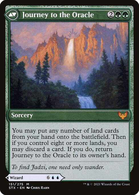 Jadzi, Oracle of Arcavios // Journey to the Oracle (151) [Strixhaven: School of Mages] Reverse