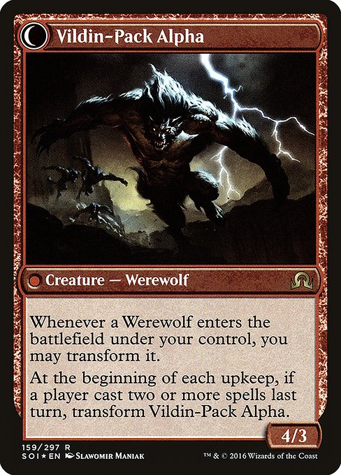 Geier Reach Bandit // Vildin-Pack Alpha (159s) [Shadows over Innistrad Promos] Reverse