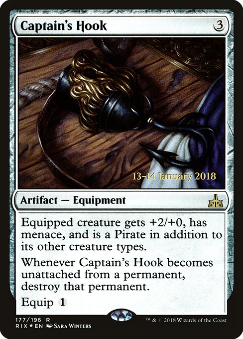 Captain's Hook (177s) [Rivals of Ixalan Promos]