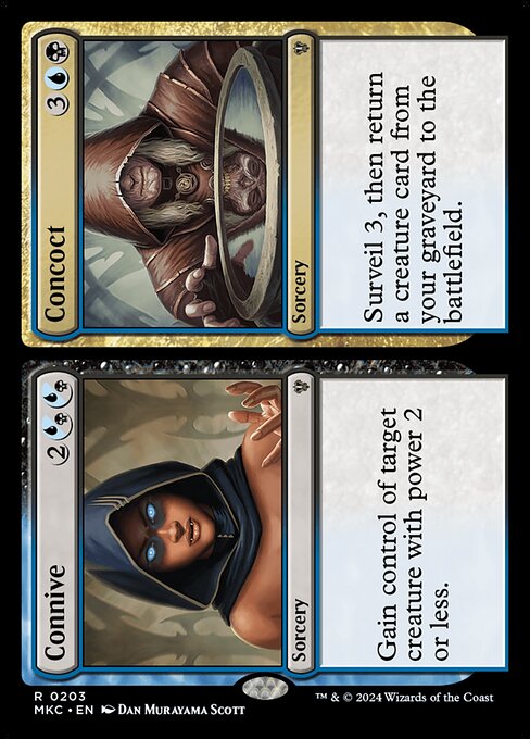 Connive // Concoct (203) [Murders at Karlov Manor Commander]