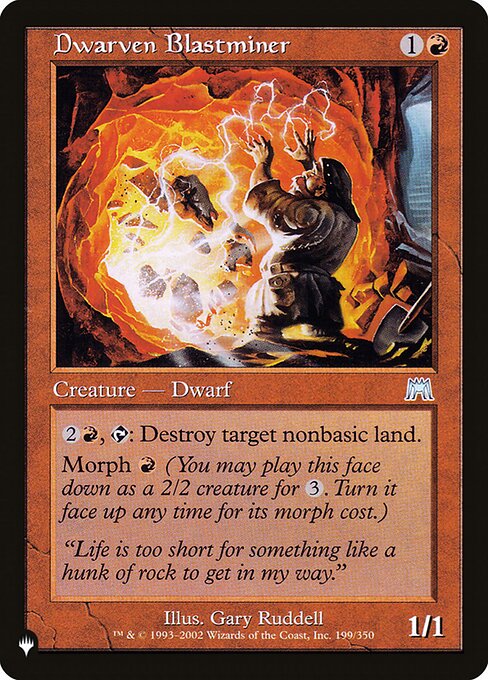 Dwarven Blastminer (ONS-199) [The List]