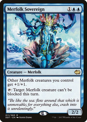 Merfolk Sovereign (11) [Duel Decks: Merfolk vs. Goblins]