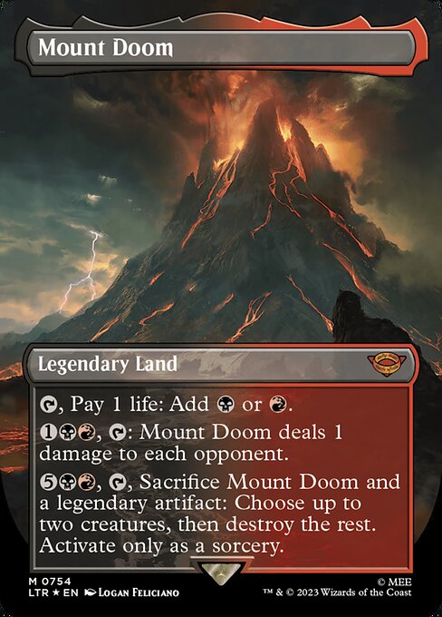 Mount Doom (754) [The Lord of the Rings: Tales of Middle-earth] [Borderless]