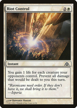 Riot Control (6) [Dragon's Maze]