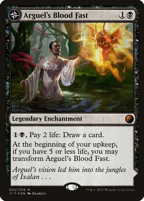 Arguel's Blood Fast // Temple of Aclazotz (2) [From the Vault: Transform]