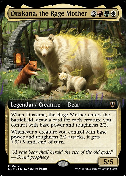 Duskana, the Rage Mother (312) [Murders at Karlov Manor Commander] [Extended Art]