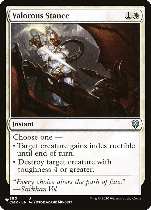 Valorous Stance (CMR-390) [The List]