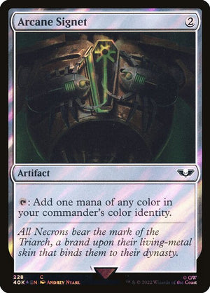 Arcane Signet (228★) [Warhammer 40,000 Commander]