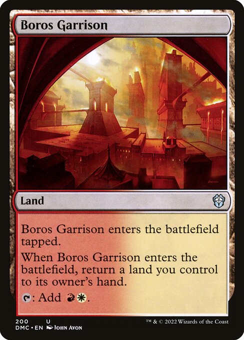 Boros Garrison (200) [Dominaria United Commander]