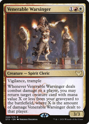 Venerable Warsinger (246p) [Strixhaven: School of Mages Promos]