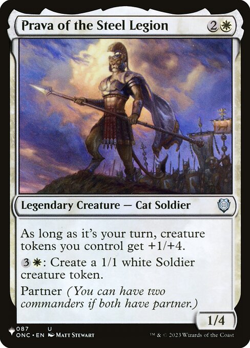 Prava of the Steel Legion (ONC-87) [The List]