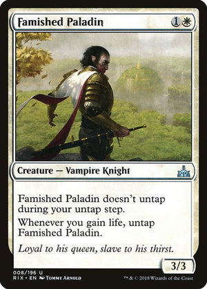 Famished Paladin (8) [Rivals of Ixalan]