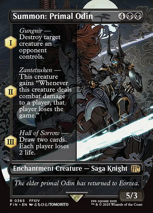 Summon: Primal Odin (365) [Final Fantasy]