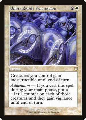 Unbreakable Formation (78) [The Brothers' War Commander]