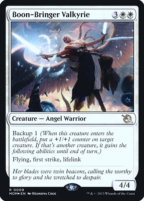 Boon-Bringer Valkyrie (9s) [March of the Machine Promos]