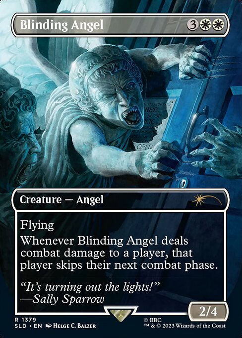 Blinding Angel (1379) [Secret Lair Drop] [Borderless]