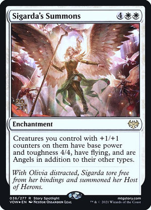 Sigarda's Summons (36s) [Innistrad: Crimson Vow Promos]