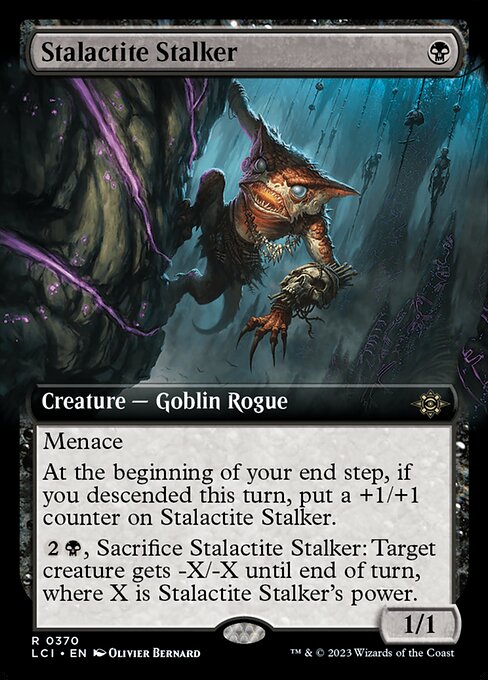 Stalactite Stalker (370) [The Lost Caverns of Ixalan] [Extended Art]