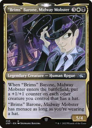 "Brims" Barone, Midway Mobster (256) [Unfinity] [Showcase]