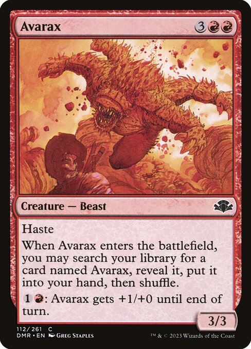 Avarax (112) [Dominaria Remastered]