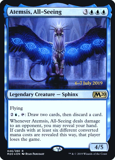 Atemsis, All-Seeing (46s) [Core Set 2020 Promos]