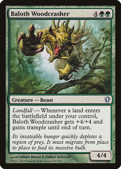 Baloth Woodcrasher (136) [Commander 2013]