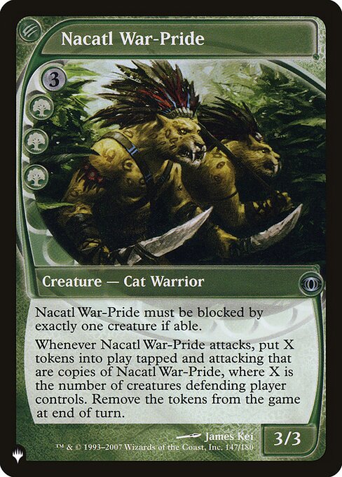 Nacatl War-Pride (FUT-147) [The List]