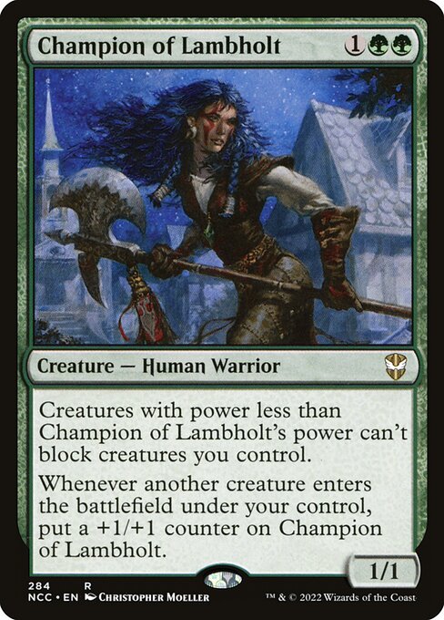 Champion of Lambholt (284) [New Capenna Commander]