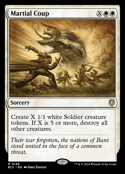 Martial Coup (146) [Bloomburrow Commander]